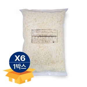 디오100 모짜렐라 피자치즈 자연치즈 냉장 2.5kg 6봉