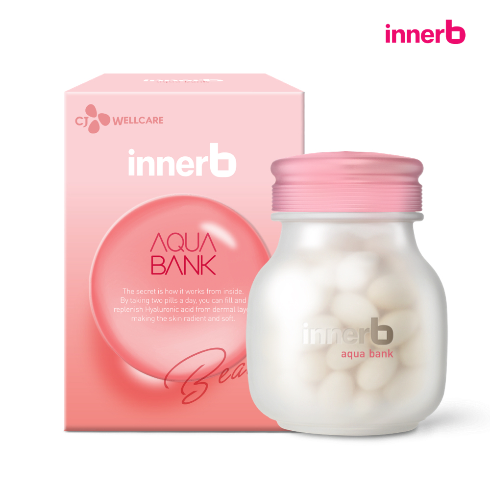 <b>CJ웰케어</b> 이너비 아쿠아뱅크 <b>히알루론산</b> 1박스/4주분