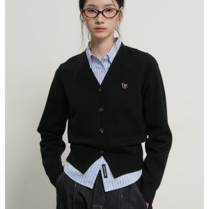 [제너럴 아이디어] WOMAN GNRL 에센셜 가디건 [BLACK] / WBD3L04503 WBC3L04503BK