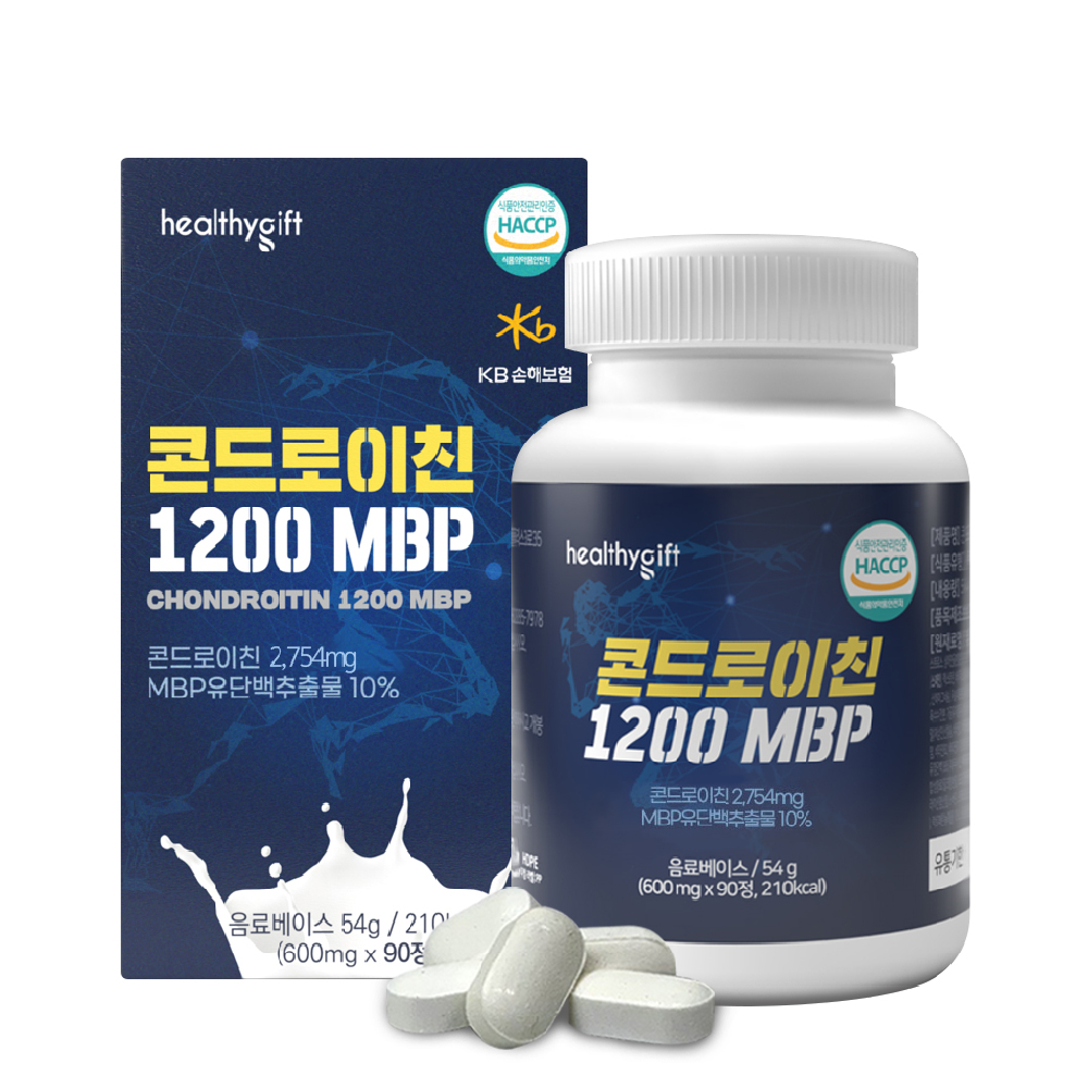 헬씨기프트 <b>콘드로이친</b> 1200 MBP 600mg x 90정