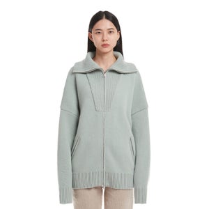트렁크프로젝트 Mint Turtleneck Zip-Up Knit Cardigan
