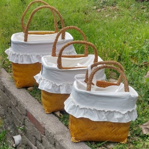 라탄 패브릭 대나무바구니, 금화교역