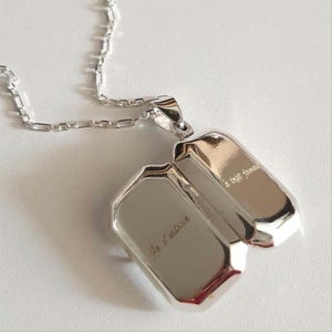 실버 팔각 로켓 목걸이(사진보관)🖼, 작업실구이오