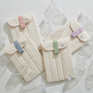 스콘 랩탑 파우치 파우더컬러 13인치/15인치, 리에코 서울