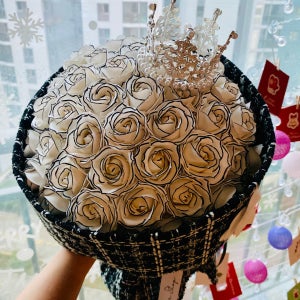 샤넬꽃다발 샤넬장미 생일 생신  어버이날카네이션, 키리시이안