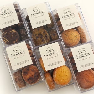 수제 사브레 쿠키 답례품 결혼식 웨딩 조문 시보 승진, 레이지홀리데이