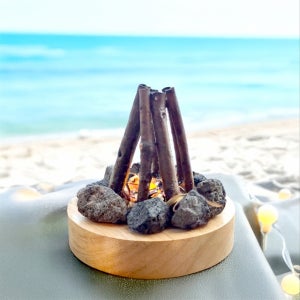 홈캠핑 불멍감성 타닥타닥 모닥불 장작 LED 무드등, 올쉐이프