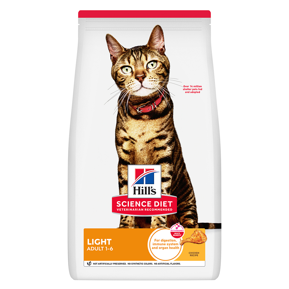 힐스사이언스다이어트 고양이 어덜트 라이트 기능성 건식사료 2kg