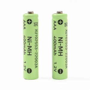 청소년선물 400mAh 니켈수소 AAA 충전지 2p세트 충전용건전지 캠핑사은품