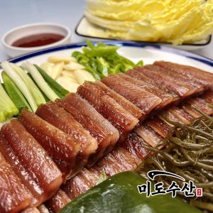 [미도수산] 포항 구룡포 햇과메기 완전손질 야채풀세트[손질과메기 야채풀