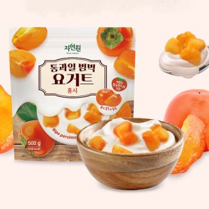 통과일 범벅 요거트 홍시 500g 2팩