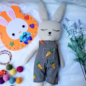 두만 토끼 친구들 인형 (맹빵바지), Atadolls & Minajew