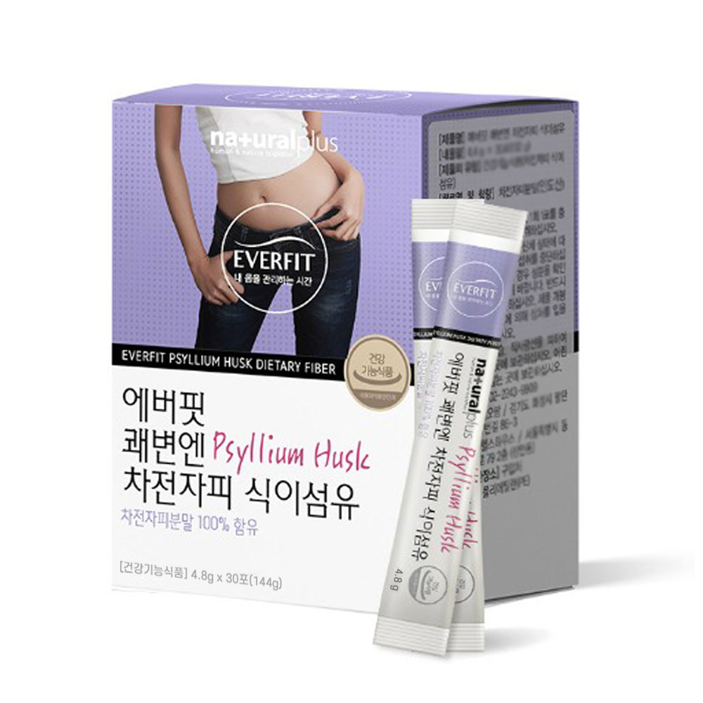 에버핏 쾌변앤 차전자피식이섬유30포 배변 장기능 <b>변비</b> 개선  144g  1개