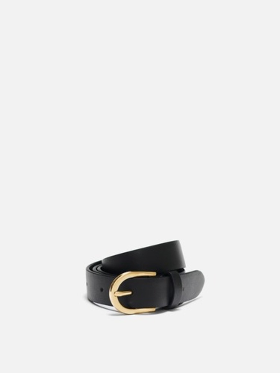 Around belt Black with Gold buckle