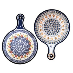 손잡이 도마 위생 서빙 플레이팅 도마 원형 모트리