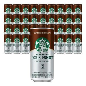 스타벅스 스타벅스 더블샷 에스프레소 200ml x36캔 캔커피