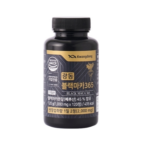 광동생활건강 블랙 마카 365 1000mg x 120정