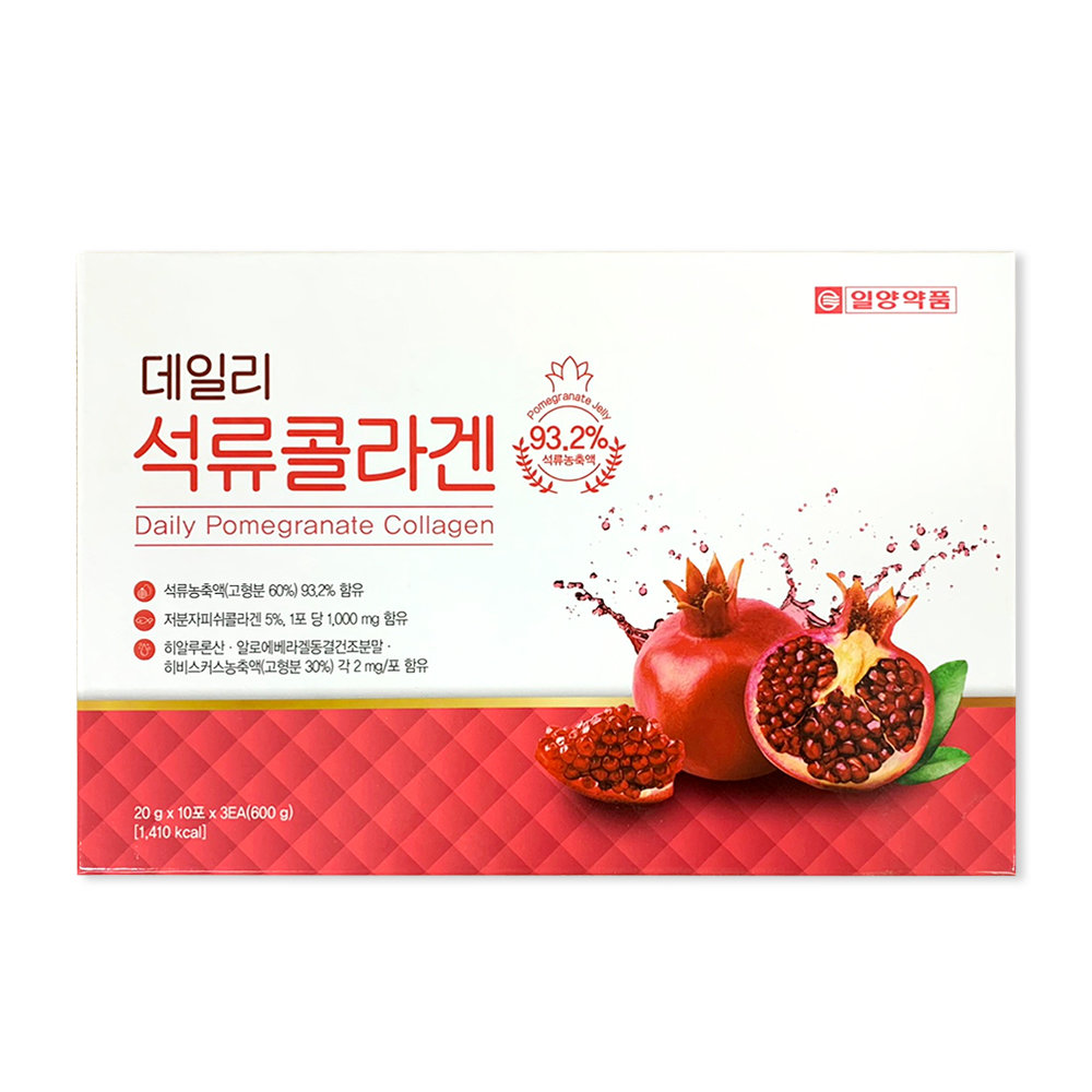 일양약품 <b>데일리뷰티 석류콜라겐</b> 20g x 30포