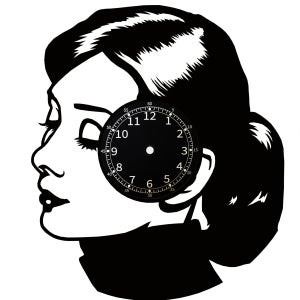 오드리 햅번 LP조각 시계 / LP조각 액자 #1,#2, 더 바이닐