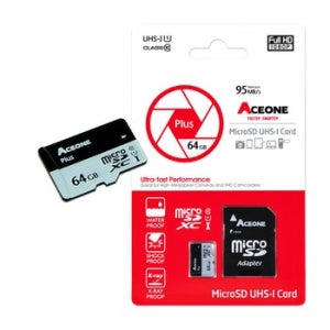 에이스원 플러스 MicroSD 64GB 액션캠 고속 메모리