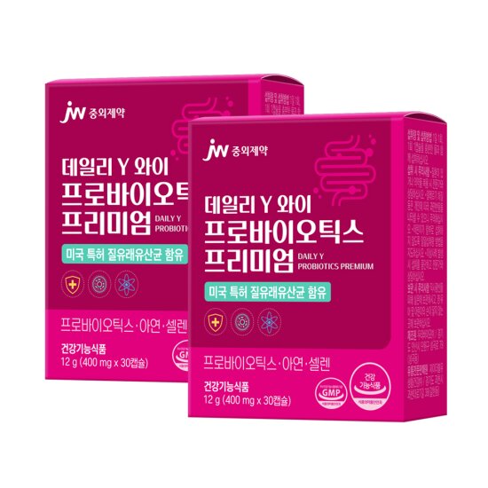 <b>JW중외제약</b> 프로바이오틱스 프리미엄 <b>질</b> 유래 유산균 2개월