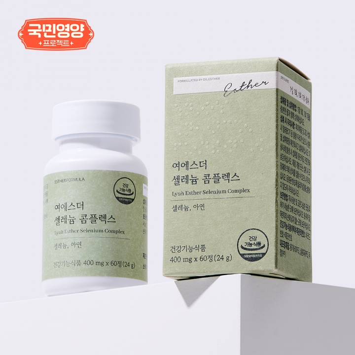 [국민영양] 여에스더 <b>셀레늄</b> 콤플렉스 2개월분 (항산화 <b>셀레늄</b>·정상적인 면역기능 아연)