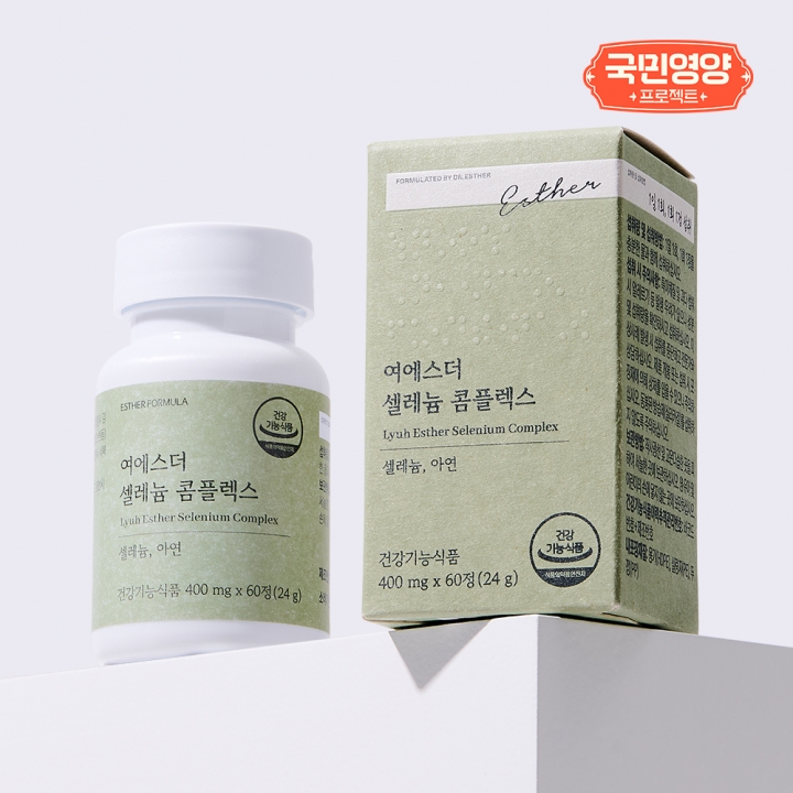 [국민영양] 여에스더 <b>셀레늄</b> 콤플렉스 2개월분 (항산화 <b>셀레늄</b>·정상적인 면역기능 아연)
