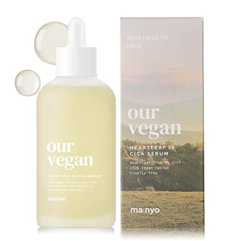 마녀 공장 (manyo factory) 아워 비건 도쿠 다미 시카 세럼 our vegan heartleaf cica serum 100ml 미용액 대용량 보습 한국 화장품 스킨 케어