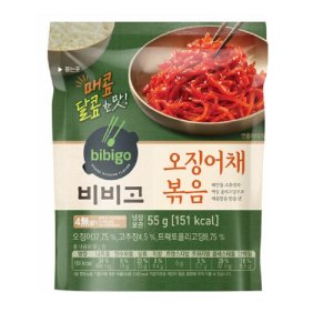 비비고 오징어채볶음55g 간편식 밀키트 반찬 한국식품