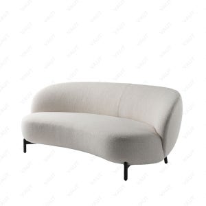 (정품) KARTELL 카르텔 루남 소파 / Orsetto 패브릭 화이트