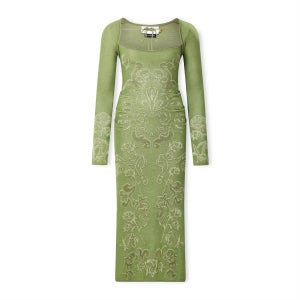 하우스 오브 써니 미디 드레스 Envy Midi Dress 676620 Moss
