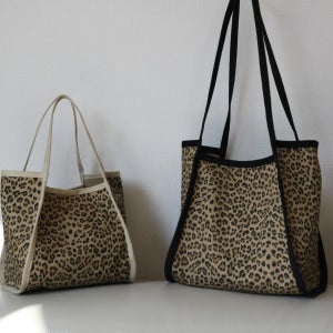 호피 캔버스 에코백, 신디스튜디오 (cindystudio)