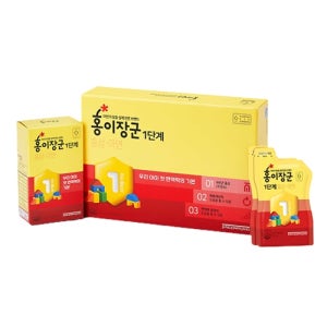 정관장 NEW리뉴얼 홍이장군 1단계 30포 +쇼핑백 증정