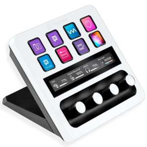 엘가토 스트림 덱 플러스 화이트 8버튼 다이얼 LCD 컨트롤러 STREAM DECK+_WH STREAM DECK+_WH