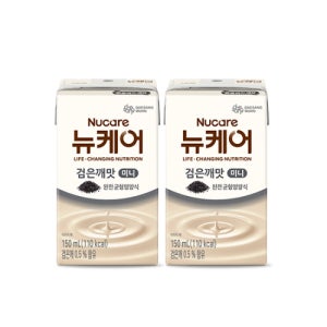 [본사공식몰] 뉴케어 미니 검은깨맛 150ml (48팩) 환자식 환자영양식 유동식 노인영양식 아침간편식 빨대