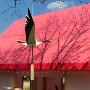 날개짓하는 미니 두루미 모빌, 펄스토이