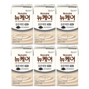 [본사공식몰] 뉴케어 미니 검은깨맛 150ml (144팩) 환자식 환자영양식 유동식 노인영양식 아침간편식 빨대