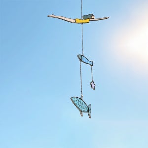 스테인드글라스 다이빙 모빌 썬캐쳐, 쎄알리스