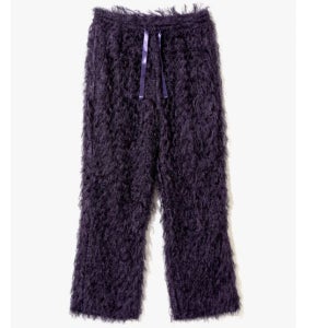 니들스 스트링 이지 팬츠 아가일 프린트 퍼플 23FW String Easy Pant PER Argyle Fringe Jq PURPLE NS122 60948932