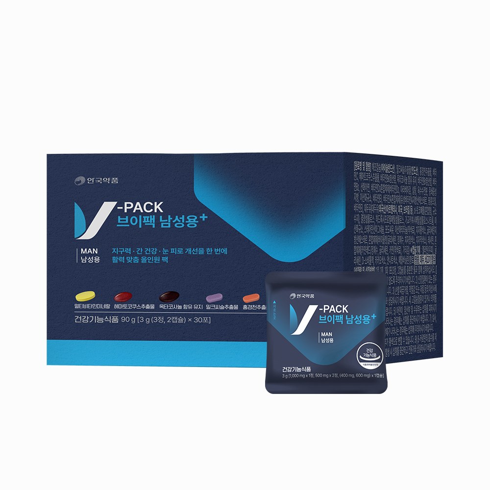 브이팩 남성용 멀티<b>비타민</b>  90g  1개