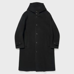 [셔터] PILE WOOL HOODED COAT (BLACK) 0423CT05BK