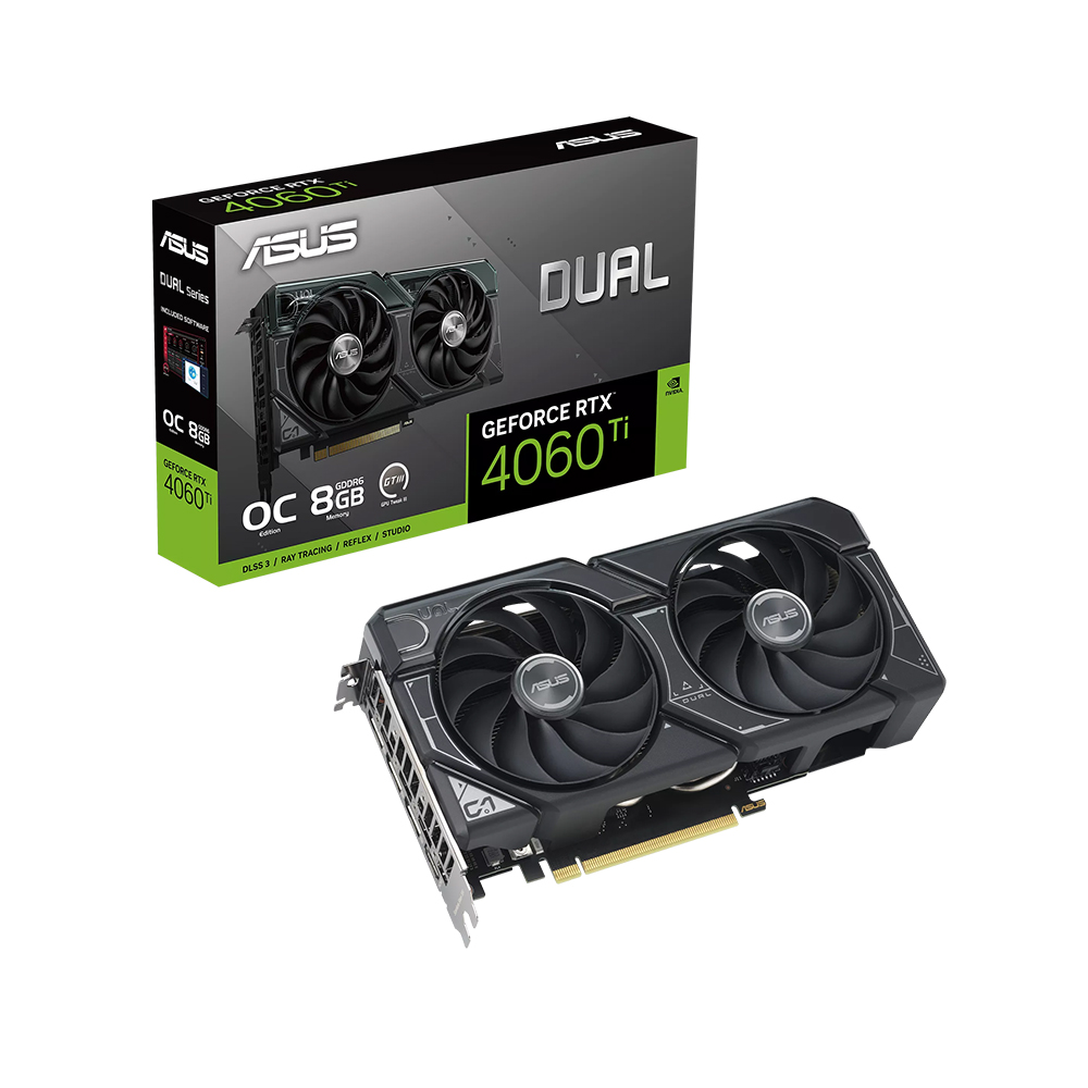 ASUS DUAL 지포스 RTX 4060 Ti O8G OC D6 8GB