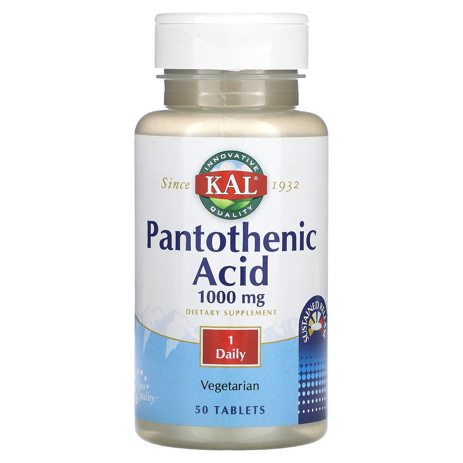 KAL <b>판토텐산</b> 1000mg 50정  50개  1개