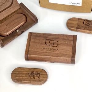 [각인+무료배송]🌿우드USB+우드상자🌿 직장선물, 온새김