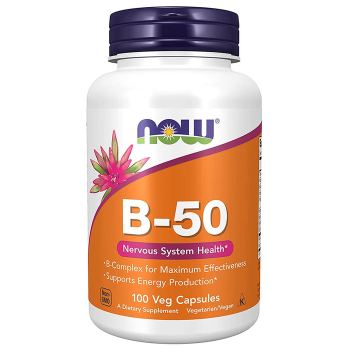 나우푸드 비타민<b>B50 컴플렉스</b> 100베지캡슐 NWF026