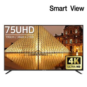 스마트뷰 J75PE UHD 4K TV 75인치 삼성패널 출장방문 설치 중소기업 TV,스마트뷰 J75PE