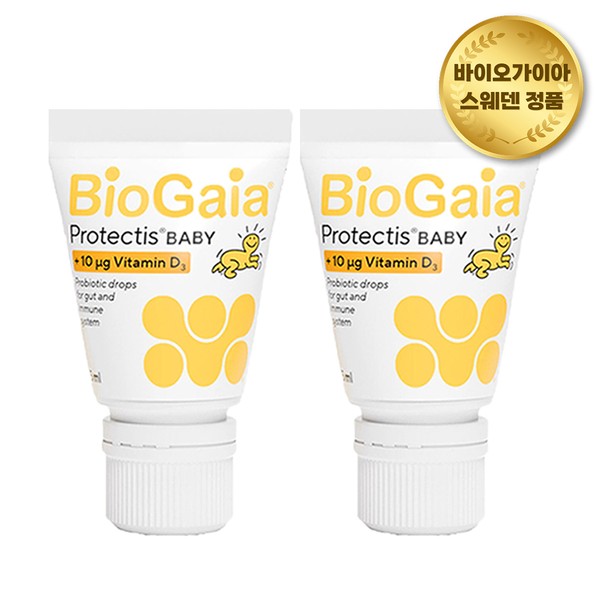 [바이오가이아] 바이오가이아 유산균 <b>비타민D</b> <b>이지</b>드롭 10ml 1+1 2개