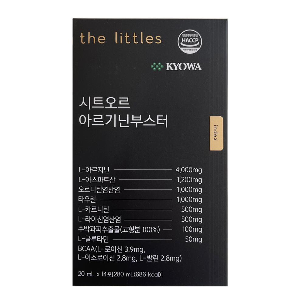 <b>더리틀스</b> 시트오르 <b>아르기닌</b> 부스터 20ml x 14포