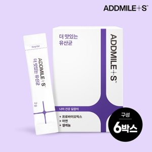[애드마일스] 더 맛있는 유산균 (2g x 30포) x 6박스