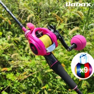 바낙스 23년8월출시 이카마스터JOY 레드에디션+챔프 갑오징어 쭈꾸미낚시대세트 초릿대2개